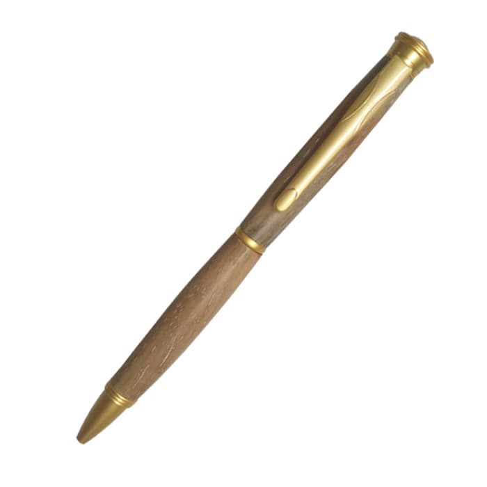 _PKSL_1_SG Slimline Satin Gold Twist Pen Kit